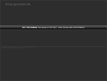 Tablet Screenshot of lissy-groener.de